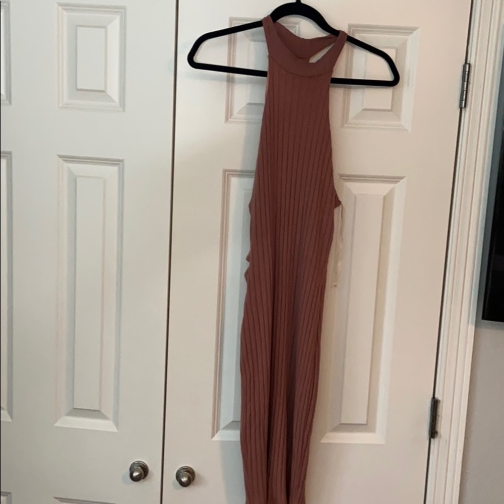 mauve dress